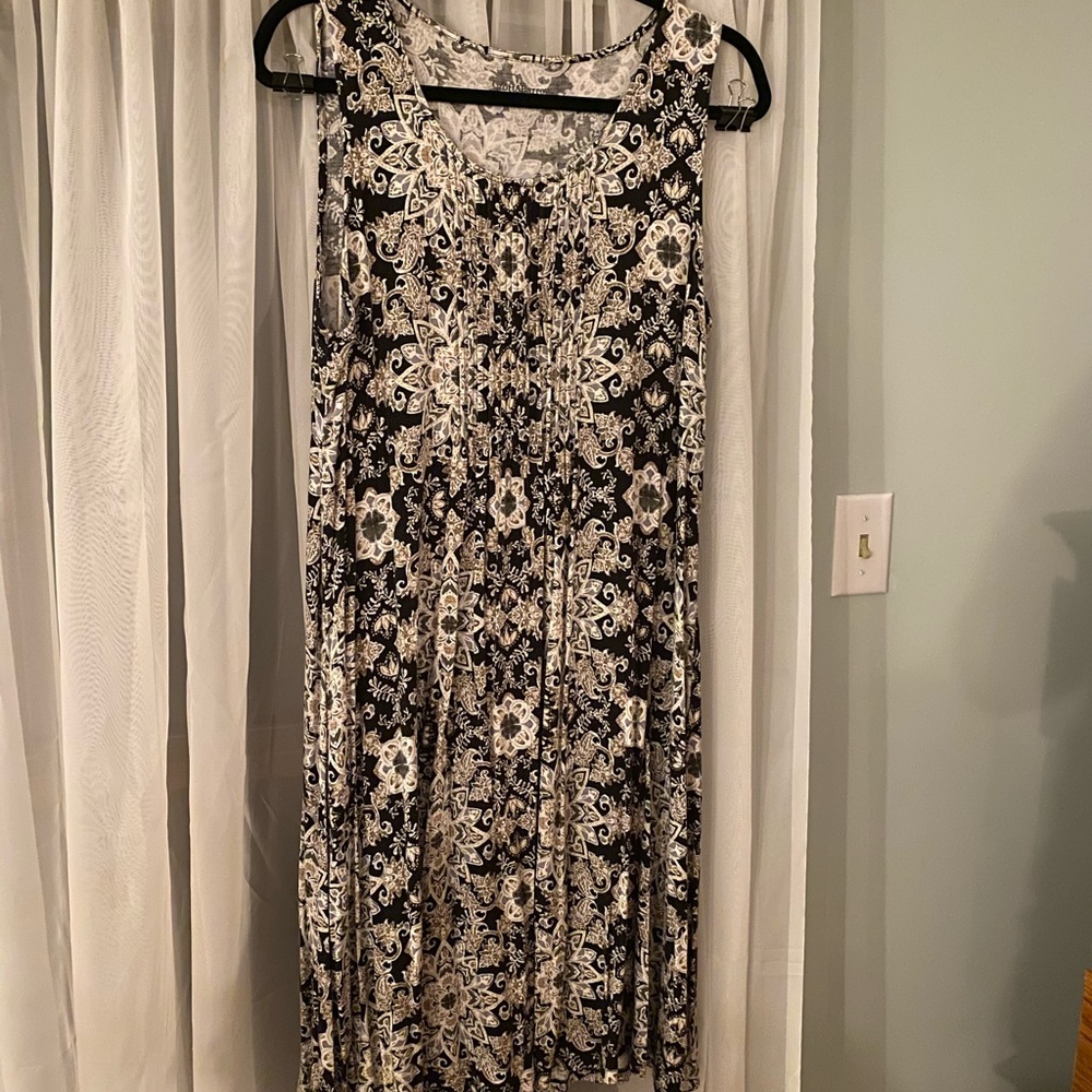 Croft & Barrow smocked knit dress